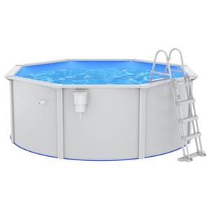 vidaXL Pool mit Sicherheitsleiter 360x120 cm 