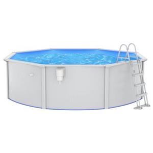 vidaXL Pool mit Sicherheitsleiter 460x120 cm 