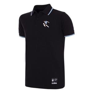 Sportus.nl Maradona X COPA Argentinië Embroidery Poloshirt - Zwart