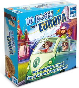 Megableu 10 Dagen door Europa - Bordspel