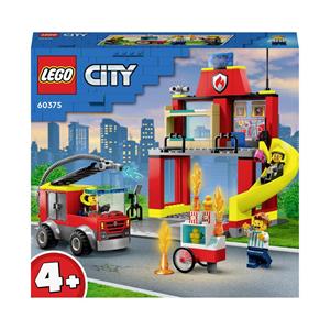 LEGO City 60375 Feuerwehrstation und Löschauto