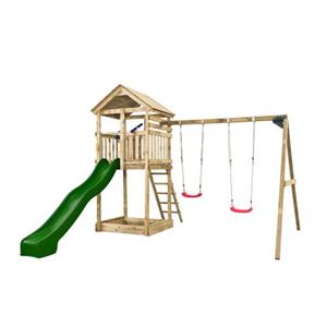 Swing King SwingKing speeltoestel met glijbaan Daan groen 300cm