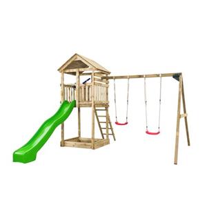 Swing King SwingKing speeltoestel met glijbaan Daan appelgroen 300cm