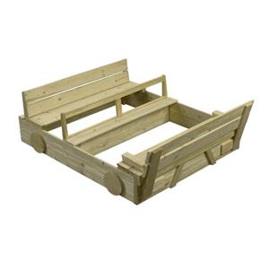 Swing King SwingKing zandbak auto boot geïmpregneerd hout 120x100x20cm