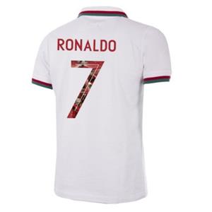 Sportus.nl Portugal Retro Voetbalshirt Uit 1972 + Ronaldo 7 (Photo Style)