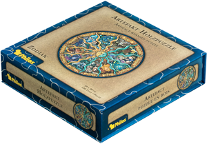 Philos 9026 - Artefakt Holzpuzzle 2in1 Zodiak, 161 Teile