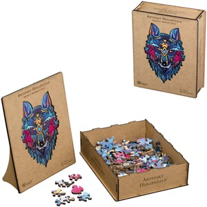 Philos Artefact Houten Puzzel - Wolf (180 stukjes)