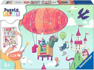 Ravensburger 2 Puzzles - Puzzle & Play - Royale Party 24 Teile Puzzle Ravensburger-05596