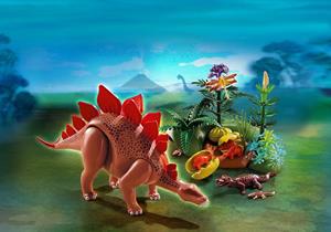 Playmobil Stegosaurus met broedplaats