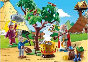 Playset Playmobil Getafix With The Cauldron Of Magic Potion Astérix 70933 (57