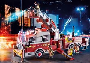 Spielset Fahrzeuge Playmobil Us Tower Ladder City Action 70935 Feuerwehrauto