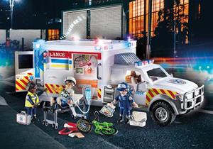 Playmobil Reddingsvoertuig: US Ambulance