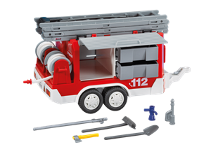 Playmobil Brandweer-aanhangwagen