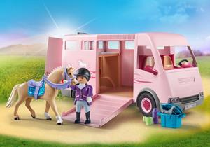 PLAYMOBIL 71237 Pferdetransporter, Konstruktionsspielzeug