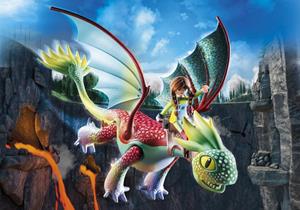 Playmobil Dragons - Dragons: The Nine Realms - Feathers & Alex