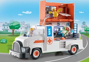 PLAYMOBIL Konstruktionsspielzeug DUCK ON CALL Notarzt Truck