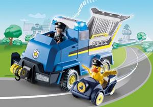 Playset Playmobil Duck On Call Police Emergency Vehicle