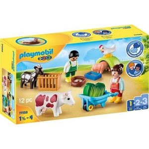 Playset Playmobil 1 2 3 Bauernhof (restauriert A)