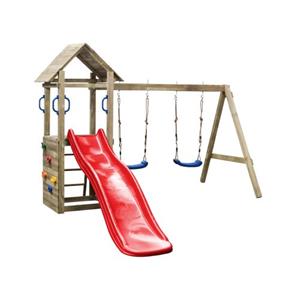 Swing King SwingKing speeltoestel met glijbaan Tour Maria rood 175cm