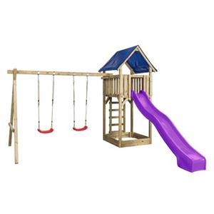 Swing King SwingKing speeltoestel met glijbaan Tour Jonas violet 300cm