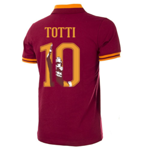 Sportus.nl AS Roma Retro Voetbalshirt 1978-1979 + Totti 10 (Photo Style)