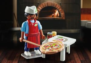 PLAYMOBIL 71161 specialPlus Pizzabäcker, Konstruktionsspielzeug