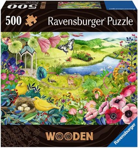 Ravensburger Houten Puzzel - Wilde Tuin (500 stukjes)