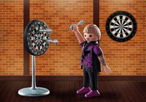 PLAYMOBIL 71165 specialPlus Dartspieler, Konstruktionsspielzeug