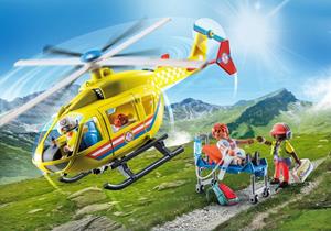 PLAYMOBIL 71203 City Life - Rettungshelikopter, Konstruktionsspielzeug