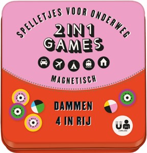 Image Books Magnetische 2 in 1 Games - Dammen & 4 in Rij