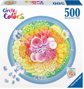 Round Puzzle - Poke Bowl (500 Stukjes)