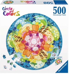 Round Puzzle - Ice Cream (500 Stukjes)