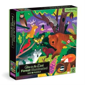 Forest Illuminated 500 Piece Glow In The Dark Puzzle