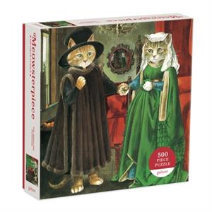 susanherbert The Arnolfini Marriage Meowsterpiece Of Western Art 500 Piece Puzzle -  Susan Herbert (ISBN: 9780735367555)