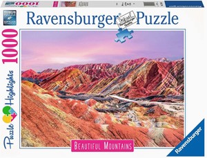 Regenboogbergen, China (1000 Stukjes)