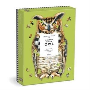 Mackenzie-Childs Woodland Owl 250 Piece Shaped Wood Puzzle