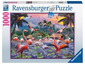 Roze Flamingo's (1000 Stukjes)