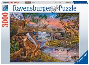 3000 stukjes dierenrijk puzzel Ravensburger