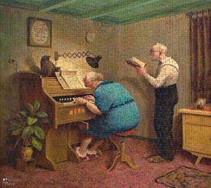 Marius Van Dokkum Puzzel - Zoals De Ouden Zongen (1000 Stukjes)