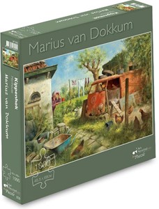 Marius Van Dokkum Puzzel - Kippenhok (1000 Stukjes)