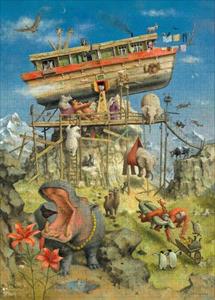 Marius Van Dokkum Puzzel - De Ark Van Noach (1000 Stukjes)