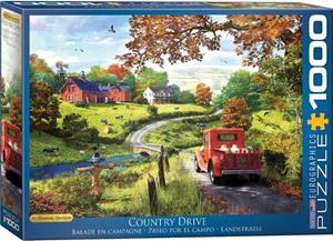 Eurographics Country Drive - Dominic Davison Puzzel (1000 stukjes)