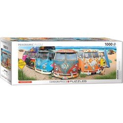 Eurographics 6010-5442 - Panorama Puzzle, Kombination, VW-Bulli, 1000 Teile