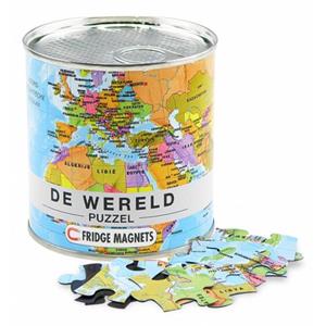 Wereld Puzzel Magnetisch (100 Stukjes)