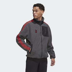 adidas FC Bayern München Lifestyler Fleecejacke Grau