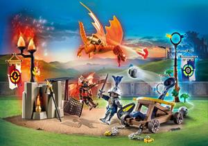 Playmobil Konstruktions-Spielset "Novelmore vs. Burnham Raiders - Turnierplatz (71210), Novelmore", (92 St.), Made in Germany