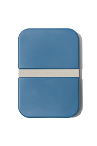HEMA Platte Lunchbox XL Met Elastiek Blauw