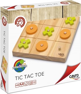 Houten spelletjes Cayro Eco Tic Tac Toe