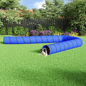 Vidaxl Hundetunnel Blau Ø 55x1000 Cm Polyester