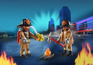 PLAYMOBIL 71207 DuoPack Feuerwehrmänner, Konstruktionsspielzeug